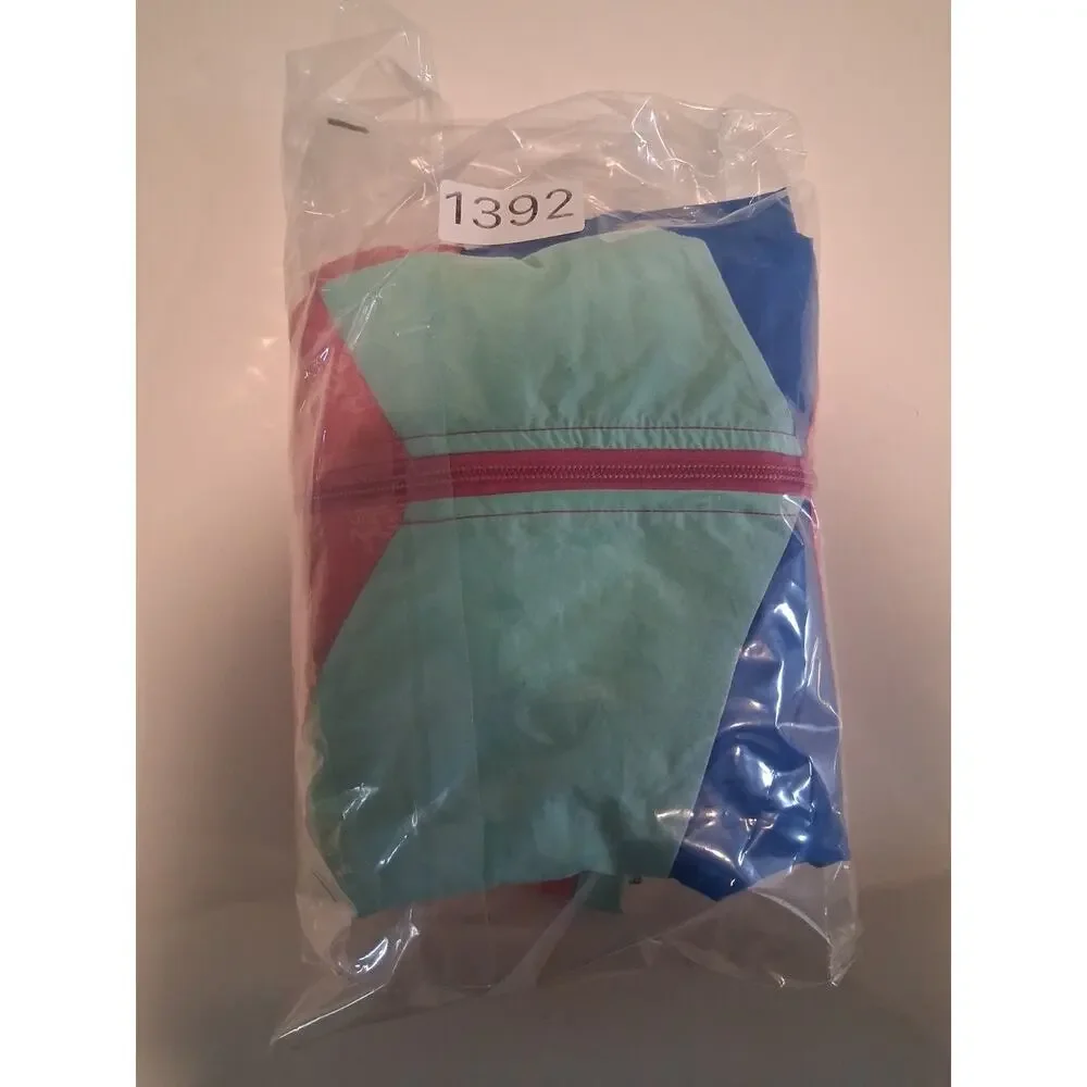 Pink Dolphin Mr Positive Colorblock Windbreaker Jacket Pink Blue Men's Size M